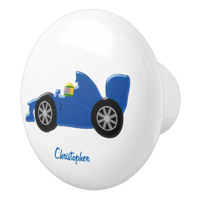 Bouton De Porte En Céramique Conception de voiture de course (Droite)