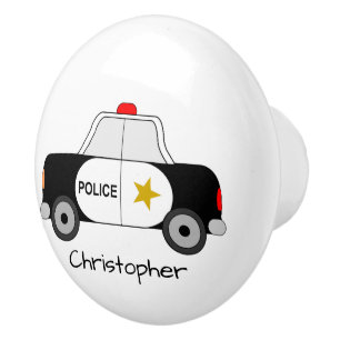 Bouton De Porte En Céramique Conception de voiture de police personnalisée
