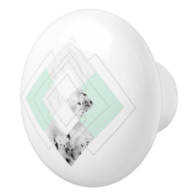 Bouton De Porte En Céramique Conception décrite par style scandinave (Droite)