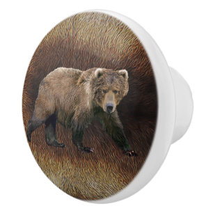 Bouton De Porte En Céramique Cook bear
