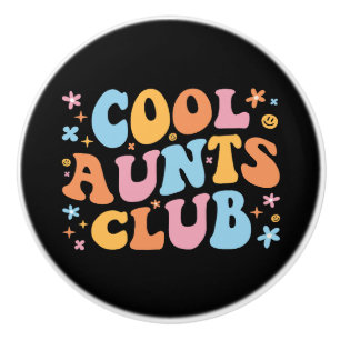 Bouton De Porte En Céramique Cool Aunts Club III