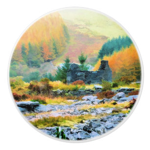 BOUTON DE PORTE EN CÉRAMIQUE COTTAGES