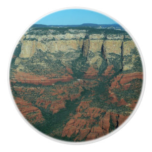 Bouton De Porte En Céramique Couches de roches rouges à Sedona Arizona