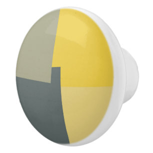 Bouton De Porte En Céramique Couleurs modernes rétro Géométrique #5