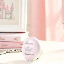 Couronne de princesse vintage rose et grise nom pe