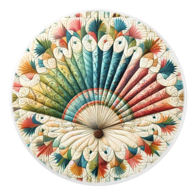 Bouton De Porte En Céramique Couture (Devant)