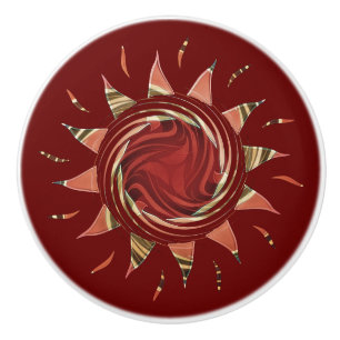 Bouton De Porte En Céramique Cranberry Sun Ceramic Knob