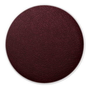 Bouton De Porte En Céramique Cuir du marron
