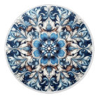 Damas bleu Fleur Mandala