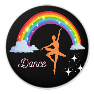 Bouton De Porte En Céramique Danse de ballerine