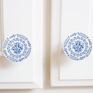 Bouton De Porte En Céramique Delft Blue White Dutch inspiré