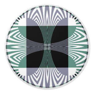 Bouton De Porte En Céramique Design abstrait élégant et complexe