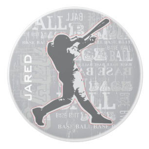 Bouton De Porte En Céramique Design de base-ball traction ou bouton en céramiqu