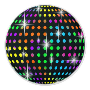 BOUTON DE PORTE EN CÉRAMIQUE DISCO