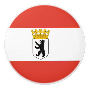 Bouton De Porte En Céramique Drapeau de Berlin
