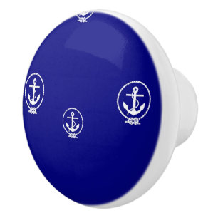 Bouton De Porte En Céramique Drapeau de la mer