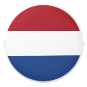 Bouton De Porte En Céramique Drapeau de Pays-Bas Ceramic Knob