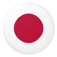 Drapeau du Japon Ceramic Knob