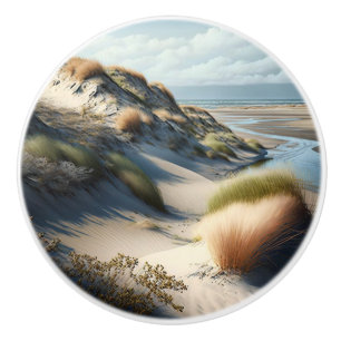 Bouton De Porte En Céramique Dunes d'or