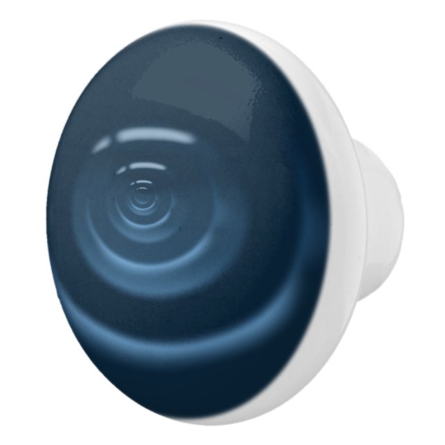 Bouton De Porte En Céramique Eau (Droite)