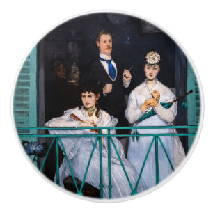 Bouton De Porte En Céramique Edouard Manet - Balcon / Le Balcon