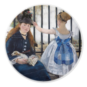 Bouton De Porte En Céramique Edouard Manet - Le Chemin De Fer