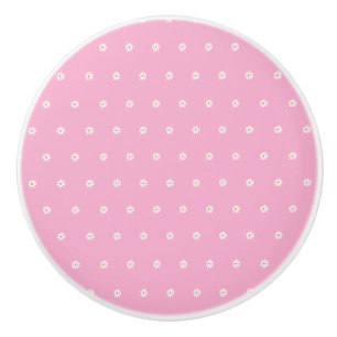 Bouton De Porte En Céramique Élégant bouton en céramique fleurie pour armoires