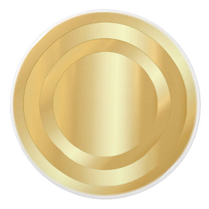 Bouton De Porte En Céramique Elégant flamand or Modèle tendance