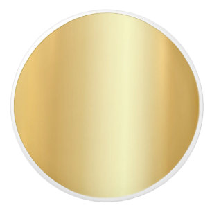 Bouton De Porte En Céramique Élégant Modèle à la mode Gold de Faux