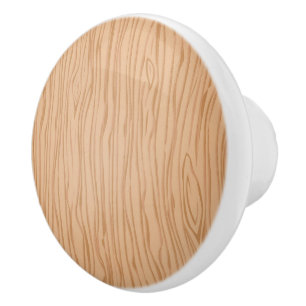 Bouton De Porte En Céramique Élégant Motif en bois céramique Knob pour meubles