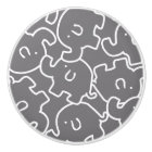 Eléphants Gray Et Blanc Porte Knoth