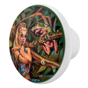 Bouton De Porte En Céramique Elf Princess
