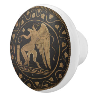 Bouton De Porte En Céramique Éros hellénistique Ange de l'art antique