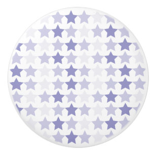 Bouton De Porte En Céramique Étoiles Patriotique Blue Ombre