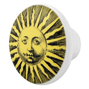 Bouton De Porte En Céramique Face vintage