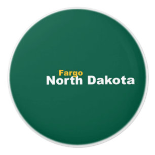Bouton De Porte En Céramique Fargo, North Dakota Ceramic Knob