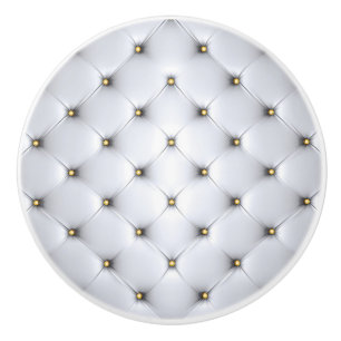Bouton De Porte En Céramique  Faux White Gold Knots Ceramic Draw Pull