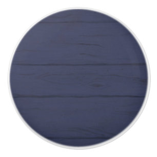 Bouton De Porte En Céramique Ferme rustique Moderne Marine Barne Bleue Bois