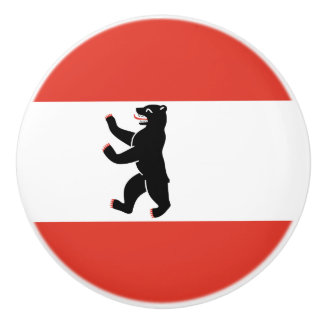 Bouton De Porte En Céramique Flag of Berlin Ceramic Knob