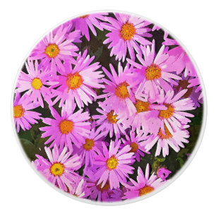 BOUTON DE PORTE EN CÉRAMIQUE FLEURS DU JOUR