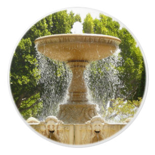 Bouton De Porte En Céramique Fontaine de Sausalito Californie Photographie de v
