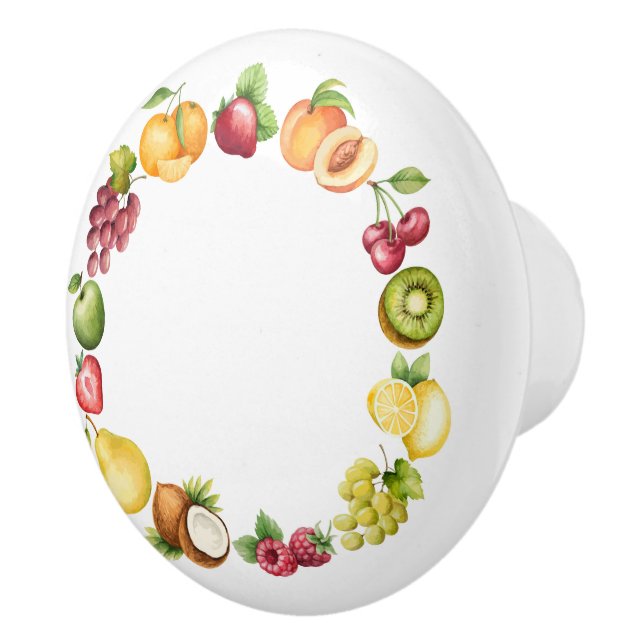Bouton De Porte En Céramique Fruit Heart Kitchen Drawer Knower - SRF (Droite)