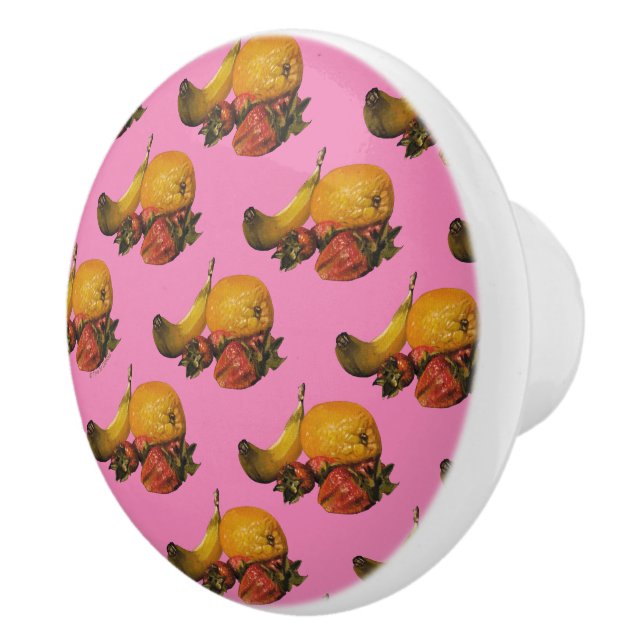 Bouton De Porte En Céramique Fruits (Droite)