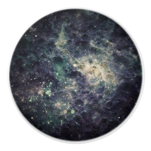 Bouton De Porte En Céramique Galaxie Sombre Musique de l'Espace Cool Chambre Sp (Devant)