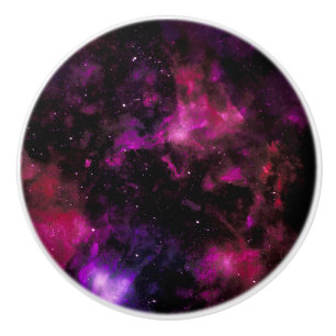 Bouton De Porte En Céramique Galaxy Travel Knobs Espace Ciels nocturnes