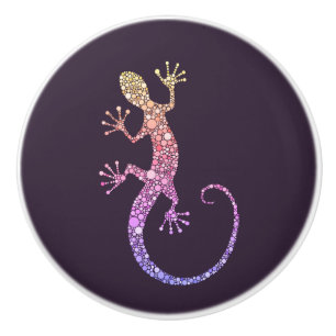 Bouton De Porte En Céramique Gecko