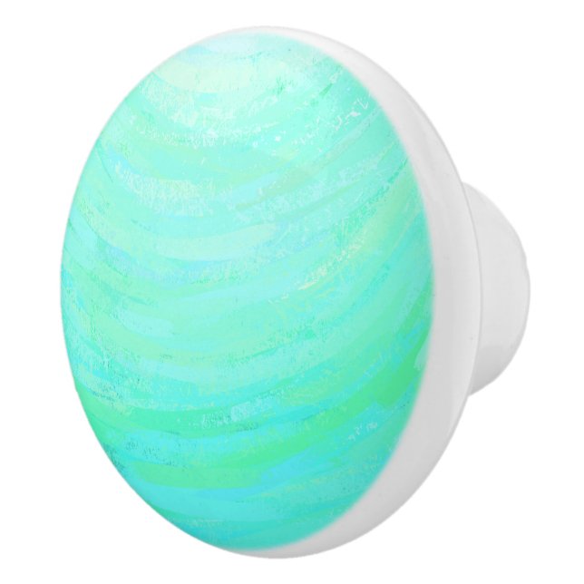 Bouton De Porte En Céramique Glace à la menthe (Droite)