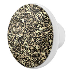 Bouton De Porte En Céramique Golden Fern