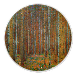 Bouton De Porte En Céramique Gustav Klimt - Forêt de pins de Tannenwald