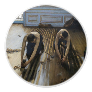 Bouton De Porte En Céramique Gustave Caillebotte - Les Graveuses